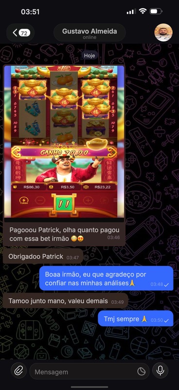 Gustavo Almeida — +70,00